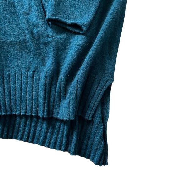 KINROSS CASHMERE Full Zip Sweater Dark Teal Size Medium - Picture 4 of 6